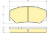 GIRLING 6103293 Brake Pad Set, disc brake